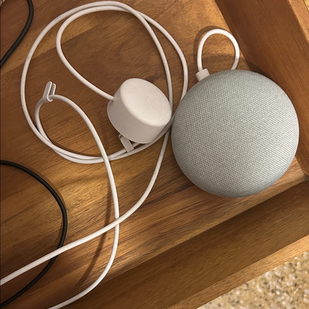 Google Nest Mini Smart Speaker in Light Gray
